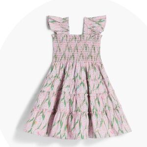 Hill House Tiny Ellie Nap Dress Pink Lily of the Valley Dress 7/8